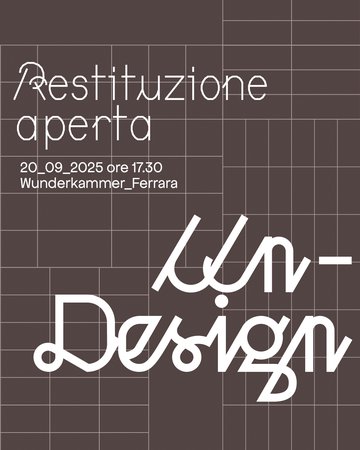 Restituzione performativa School of Un-Design 2025